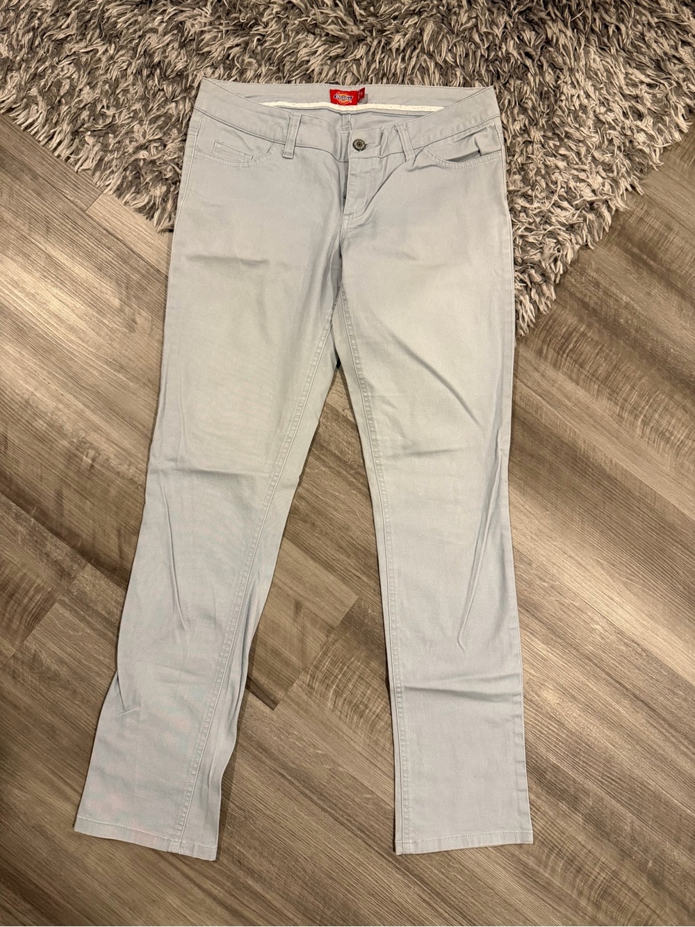 Light Gray Skinny Pants. Dickies Y2K